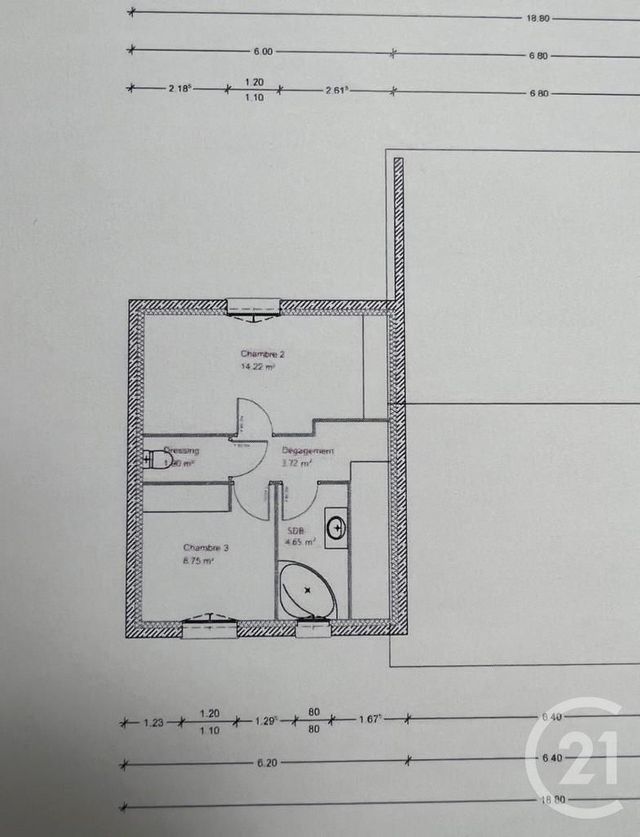 maison à vendre - 5 pièces - 85.0 m2 - AISEREY - 21 - BOURGOGNE - Century 21 Martinot Immobilier